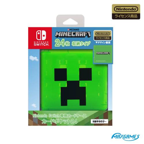 

[Лицензированный продукт Nintendo] Чехол для карты Nintendo Switch Card Pocket 24 Minecraft Creeper