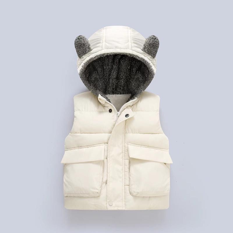 Boys' Cotton-Padded Jacket: Warm Korean-Style Kids' Autumn/Winter Zip-Up Top