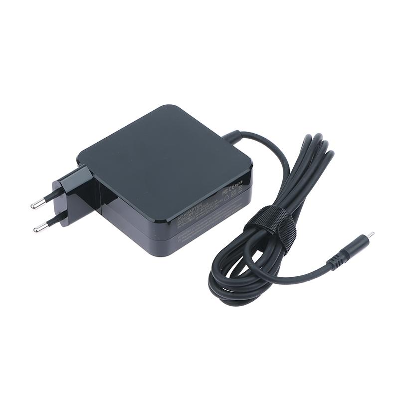 Spina UE USA 65W 20V 3.25A Tipo-C USB C Caricabatterie per Telefono PD Laptop Adattatore di Alimentazione AC per Laptop di Varie Marche