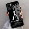 Stargate A-Atlantis-s Logo Handyhülle Für IPhone 17 Pro Max 16 15 14 Pro Max 13 11 X Xs Xr 8 7Plus Glasabdeckung