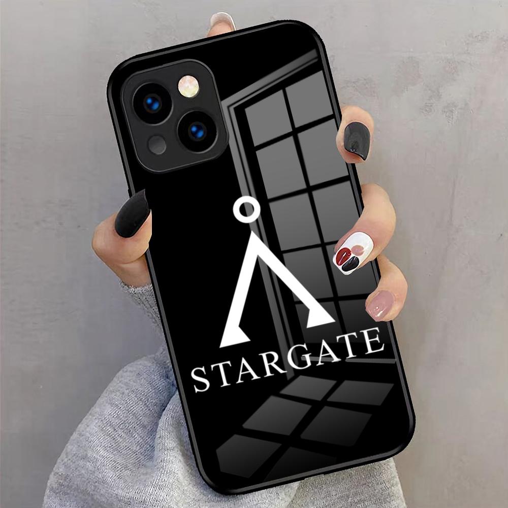 Stargate A-Atlantis-s Logo Handyhülle Für IPhone 17 Pro Max 16 15 14 Pro Max 13 11 X Xs Xr 8 7Plus Glasabdeckung