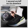 1 Paar Automatische Schnürsenkel mit Drehverschluss für Outdoor-Sneaker Ohne Binden Dickes Seil Einfache Montage Schuhzubehör