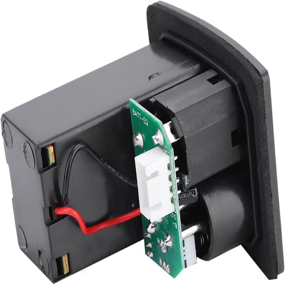 5-Band EQ Acoustic Guitar Preamp Metal+Plastic Piezo Pickup System For Guitar
