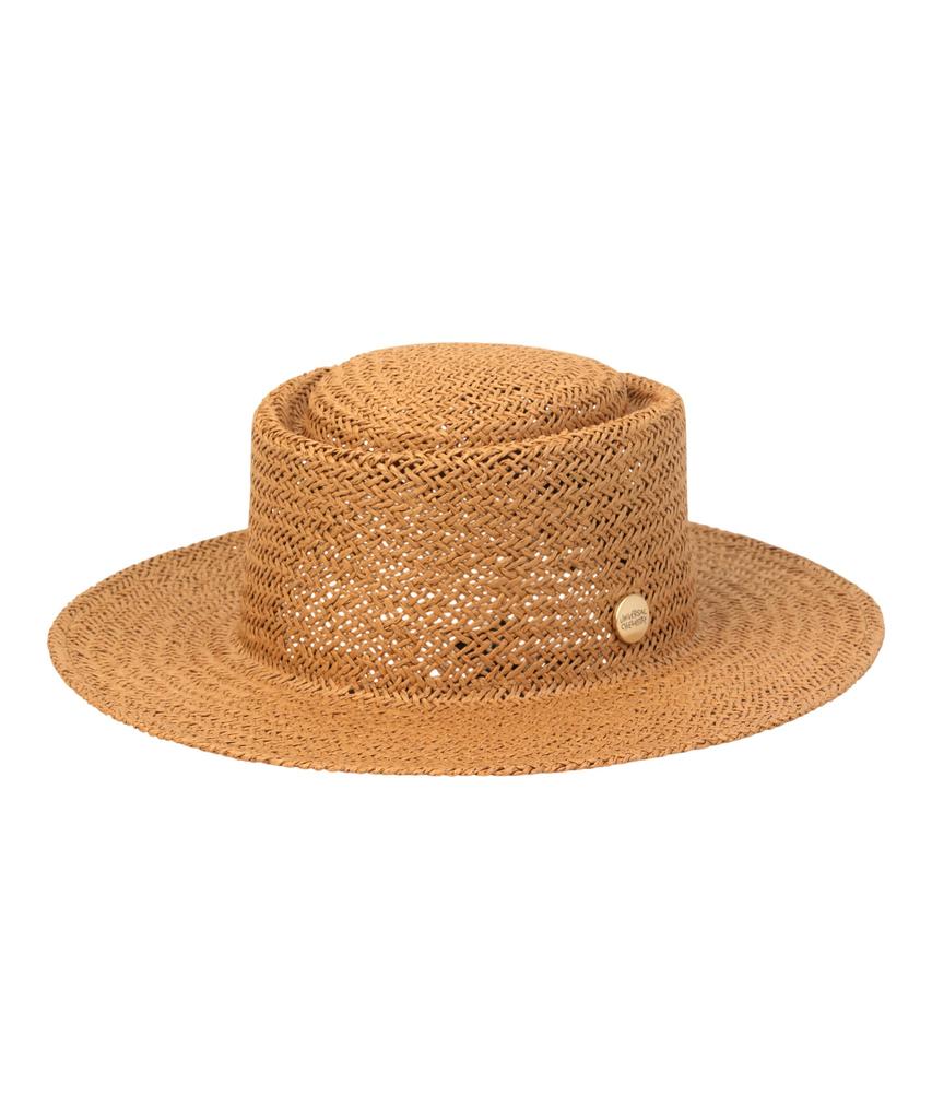 Yunibeosyeolkemiseuteuli Home Brown Simple Panama Hat Panama Hat