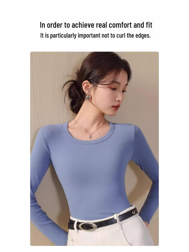 Women's Seamless Thermal Slimming Long Sleeve Undershirt