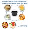 4Pcs Round Cake Mold Nonstick 4'' Aluminum Alloy Cake Tin One Piece Design Cake Pan Kitchen Baking Utensils for Oven Air Fryer
