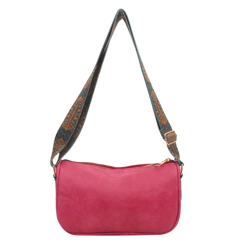 Women'S Bag Fashion Small Square Bag Niche Versatile Shoulder Bag Simple Solid Color Messenger Bag