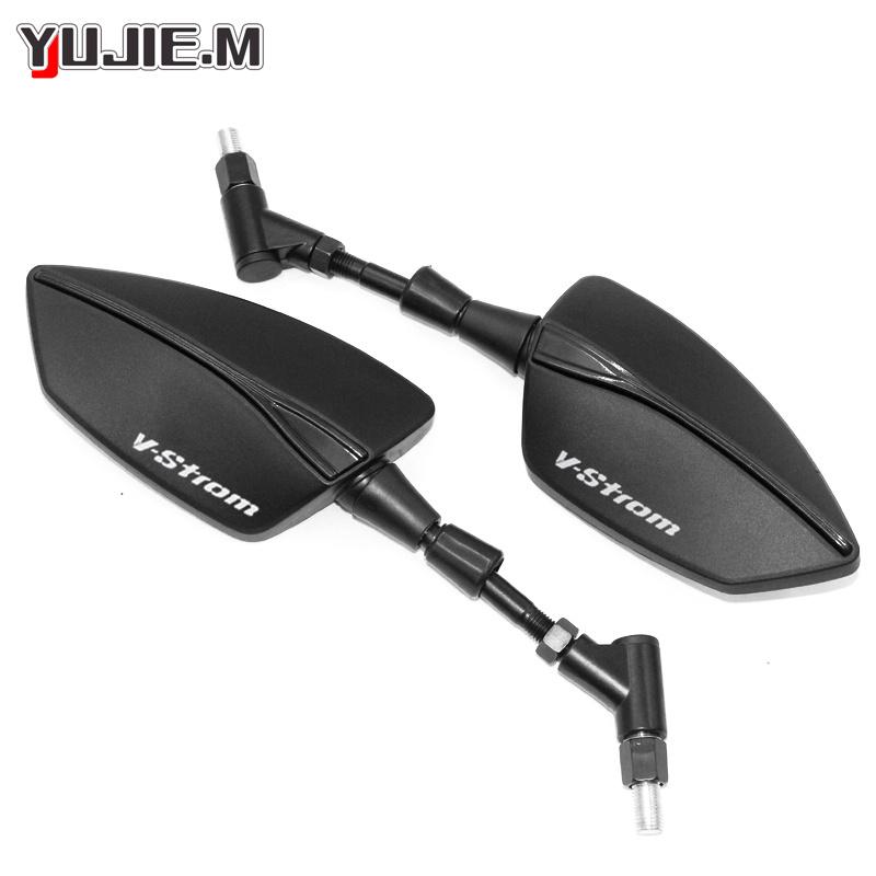

Для Suzuki DL650 V-Strom DL1000 DL 650/XT DL1000/XT V Strom мотоциклетное зеркало заднего вида, боковые зеркала чёрный