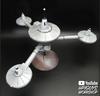 AMT Star Trek Space Station Width Approximately 400mm Plastic Model AMT1415 K-7 Non-Scale