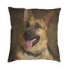German Shepherd Modern Throw Pillow Covers Home Decor Shepherd In The Snow Cushions for Sofa Double Sided Print Chair Cushion