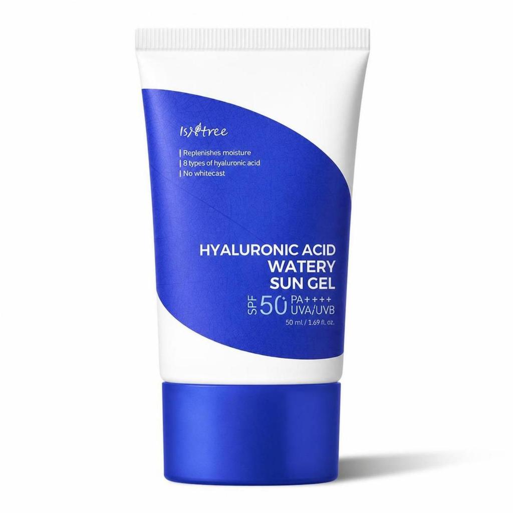ISNTREE Hyaluronic Acid Watery Sun Gel SPF50+ PA++++ 50ml Hydrating Sunscreen