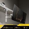 Luse E350pd Streamer White Monitor Arm Stand