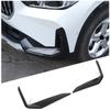 Für BMW X1 iX1 U11 2024 ABS Kohlefaser/Schwarz Auto Frontstoßstange Seitenleiste Abdeckung Zierleiste Zubehör