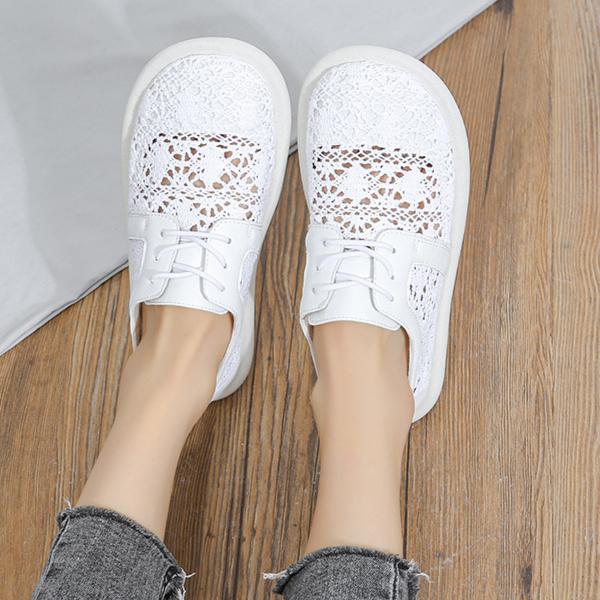 

Літні літературні сандалі баоту на плоскій підошві, корейська версія, сітчасті дихаючі туфлі на шнурівці, з низьким вирізом, з перфорацією, повсякденне жіноче взуття EU34/CN35