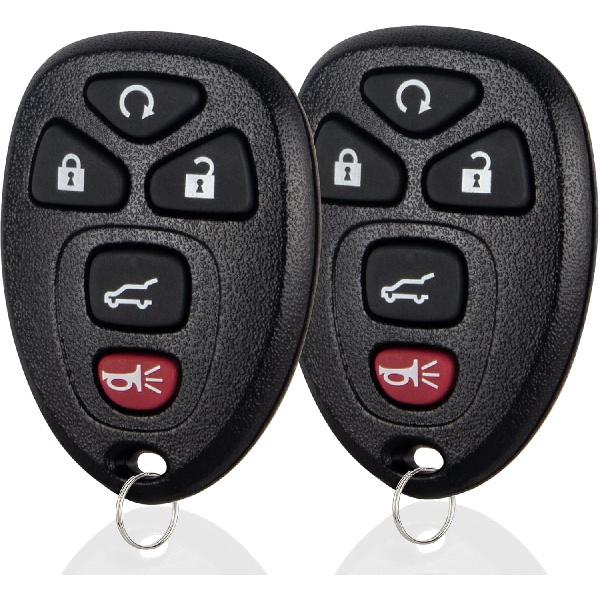 Car Key Fob Compatible with GMC Acadia 2007-2016 Yukon XL/Chevy Suburban Tahoe Traverse/Cadillac Escalade SRX/Buick Enclave Keyless Entry Remote 5