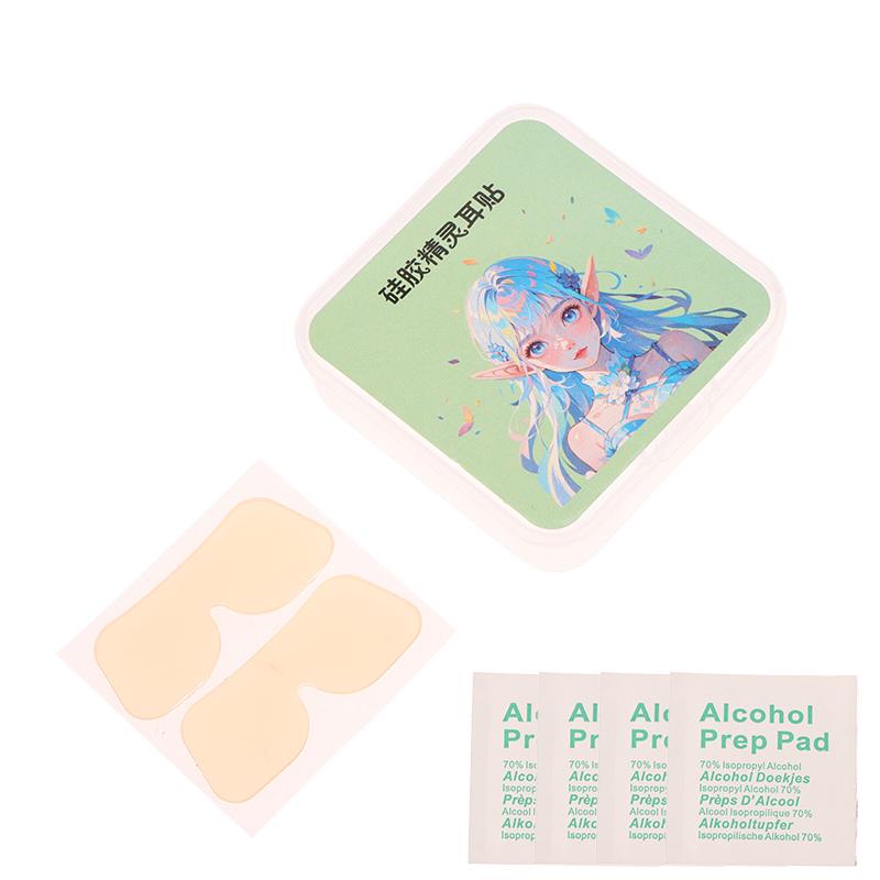 

1/2/3 пары наклеек для поддержки эльфийских ушей, невидимый корректор для ушей, пластыри для поддержки мочек ушей, макияж эльфийских ушей, наклейки для V-образного лица, простые в использовании 1Pair