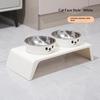 Elevated Pet Feeder Raised Stand With Double Stainless Steel Food Water Bowls For Small Medium Large Dogs Cats