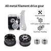 Upgrade EXtruder Gear For Creality K2 Plus All Metal Filament Drive Gear For K2Plus Hi Nickel Plated DLC Coat High Hardness Wear