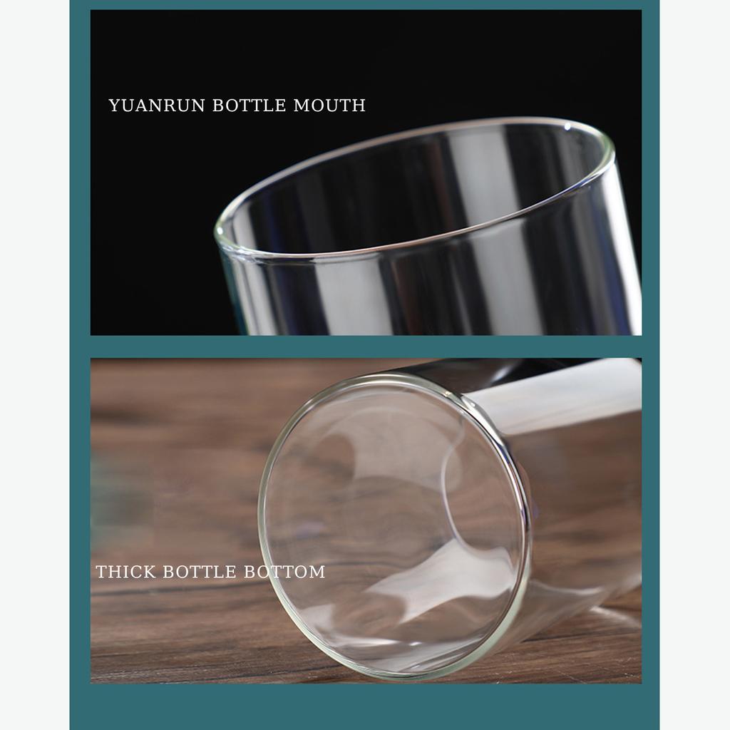 Skleněná hydroponická váza Minimalistická průhledná skleněná váza Cylindrická váza na květiny Použití pro květinovou svatební výzdobu domova