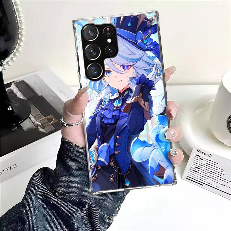 

Genshin Impact Furina Soft Phone Case For Samsung Galaxy S22 S23 S24 S25 Edge S26 Ultra S20 FE S21 Plus + Fundas Coque Galaxy S2 Samsung S21