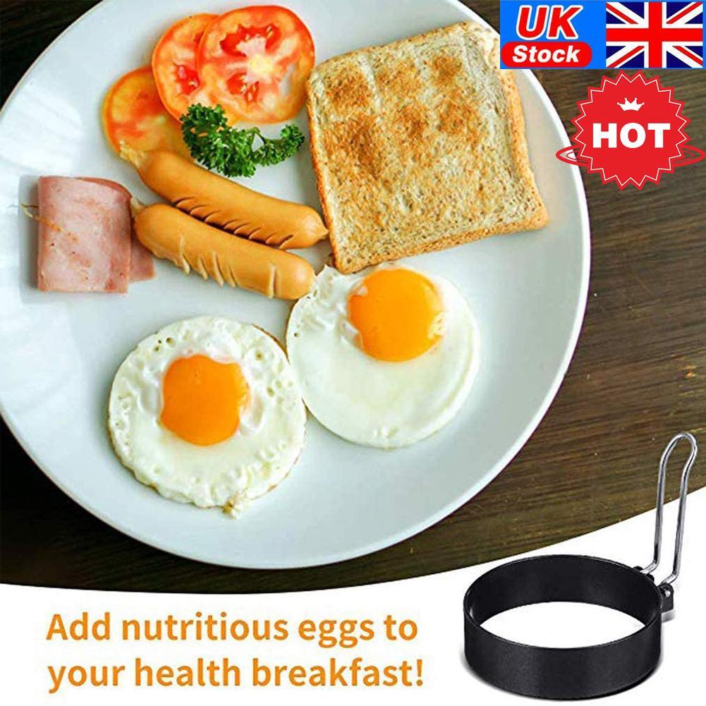 Round Omelette Maker Mold with Handle - Nonstick Egg Cooking Mold for Perfect Eggs, Kitchen Tool for Easy Egg Cooking