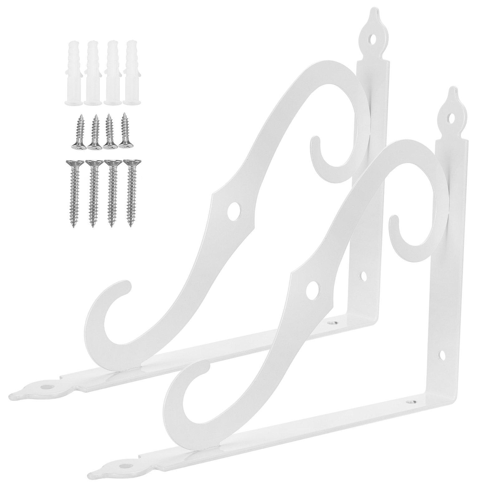 

1Set Heavy Duty Wall Mounted Bookshelf Brackets Iron Shelf Supports for Storage Furniture Reinforcement Waterproof Anti-Rust other
