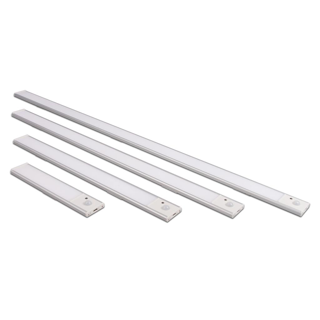 LED Motion Ultra Thin Sensor Nachtlicht Stufenloses Dimmen Kabelloses USB Unter Fernbedienung Schrank Lichter