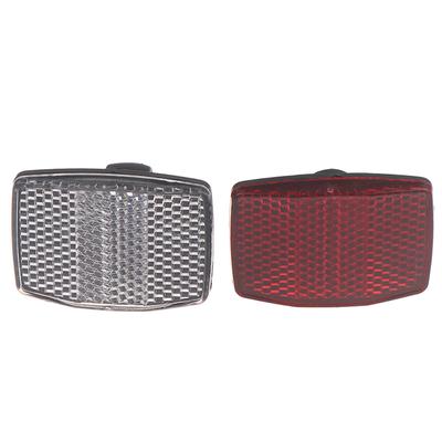 1Pcs Bicycle Reflector High Quality Bicycle Bike Handlebar Reflector Reflective Front Rear Warning Light Safety Lens