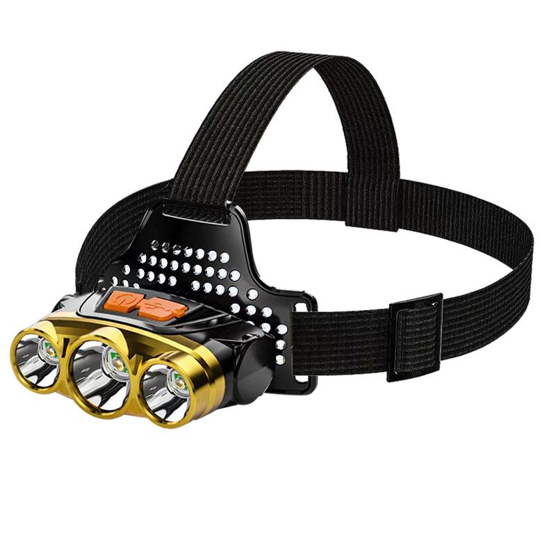 

Налобный фонарь с сильным светом для улицы, шахтерская лампа, многофункциональная рыболовная лампа с сильным светом, светодиодный прожектор