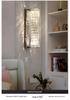 Elegant Crystal Wall Lamp: Minimalist Design for Bedrooms, Living Rooms, Stairs, and Hallways
