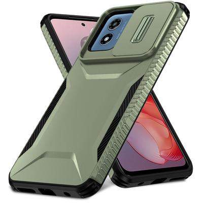 Para Motorola Moto G Play (2024) Funda 4G/G22 Protección de Lente Deslizante TPU+PC a Prueba de Golpes Cubierta de Teléfono