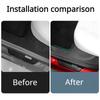 For Tesla Model 3+ Highland Front Car Door Sill Edge Protective Strips Welcome Pedal Threshold Strip Central Control Side Guards