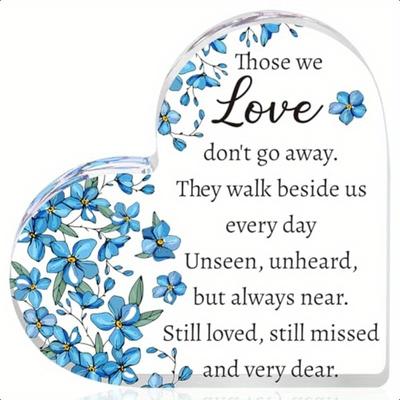 2D Flat Acrylic Heart-shaped Decoration, Indoor and Outdoor Decoration - No Battery/electricity Required, Free Day Decoration, Shop Decoration, D
