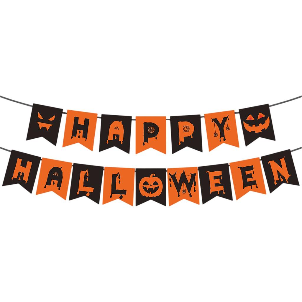 Halloween Party Decoration Flag