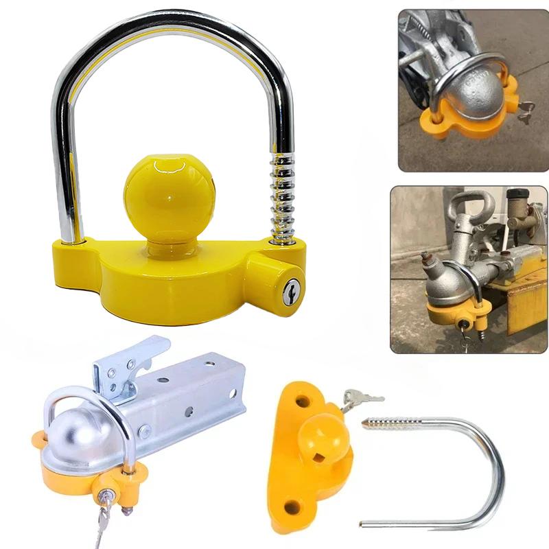 100000lbs Adjustable Universal Offroad Car Heavy Duty Large Trucks Tow Hook Trailer Connector Towing Bars Vehicle Emergency Lock