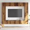 8 Piece Wall Mounted TV Cabinet Set Rustic Wood Look Engineered Wood