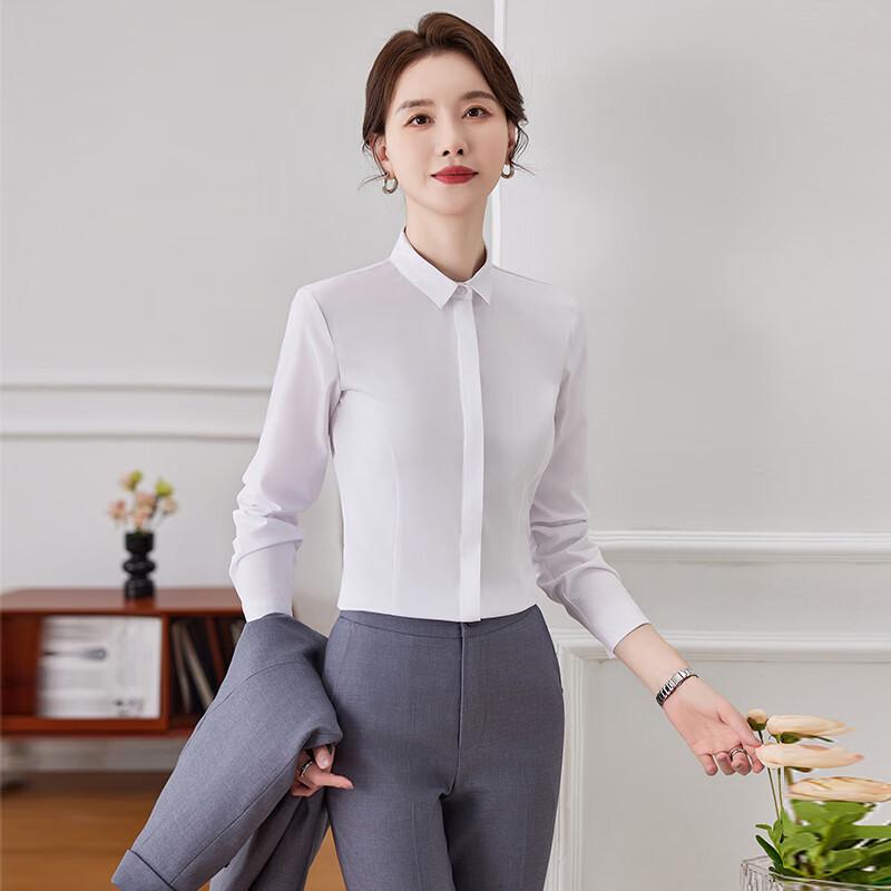 Terman 2024 Spring Women's Long Sleeve Professional Shirt