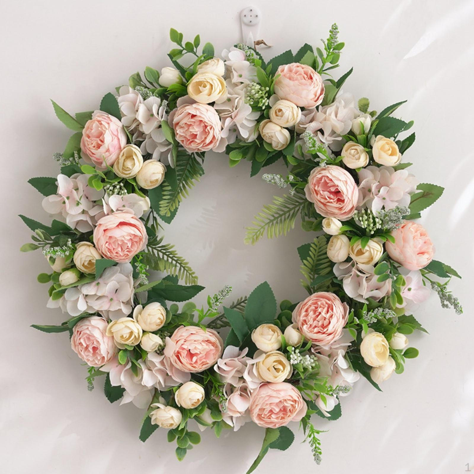 

Искусственный венок из пионов, цветущие шелковые пионы для весенней цветочной свадьбы в помещении Champagne Color