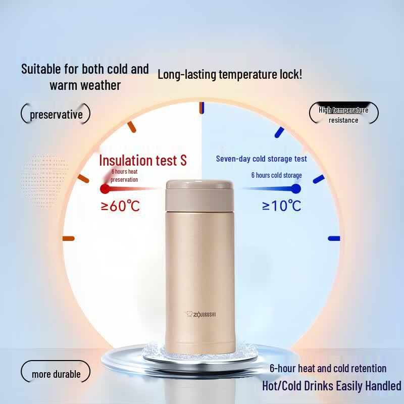 Zojirushi ASE35 Vakuum-Thermosbecher aus Edelstahl