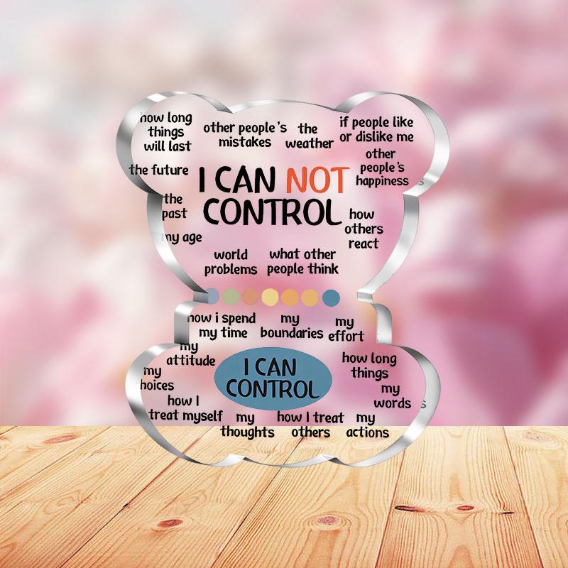 

2D Flat Acrylic Inspirational Quotes Decoration, Hanging Fun Suitable for Home, Living Room, Caf É, Garden, Garage, Holiday Bathroom, Office, Baker 11*9cm
