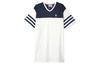 SS24 Short-Sleeved Dresses Women's White/Dark Indigo IS2348