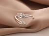New Simple Minimalist Hollow Leaf Fashion   Copper Jewelry Not Allergic Personality Sweet Maple Opening Rings  R133