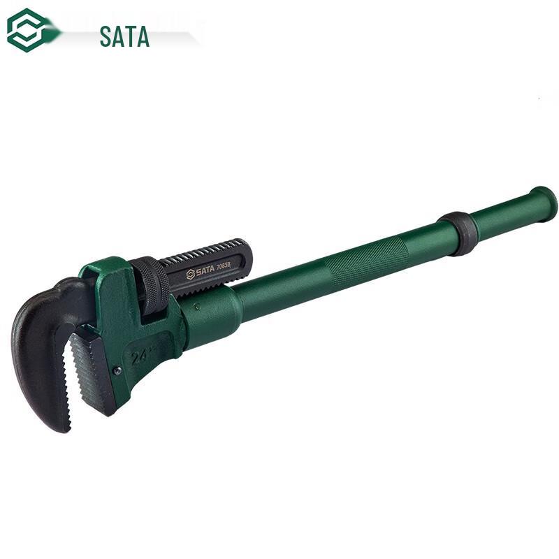SATA Telescopic Heavy-Duty Pipe Wrench 48 inch