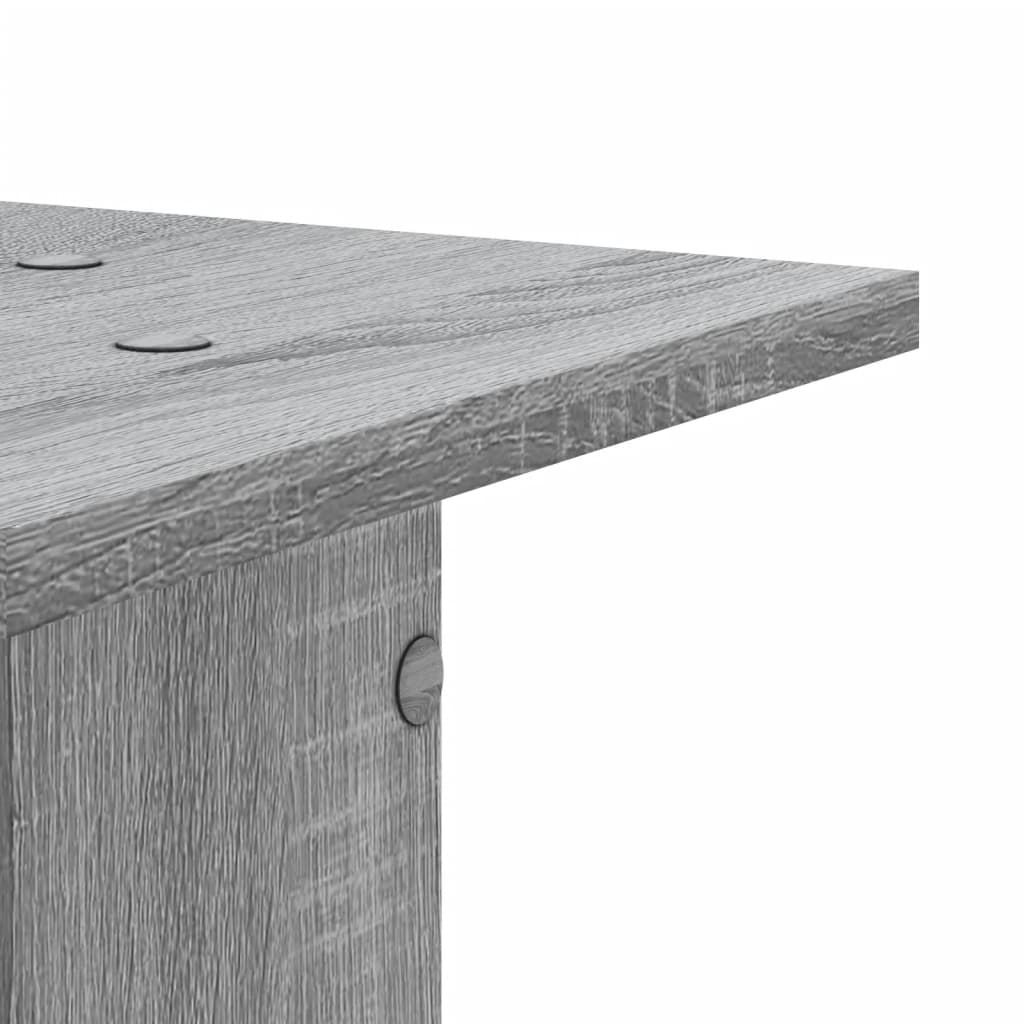 Speaker Stands 2 Pcs Grey Sonoma 30x30x40 Cm Particleboard