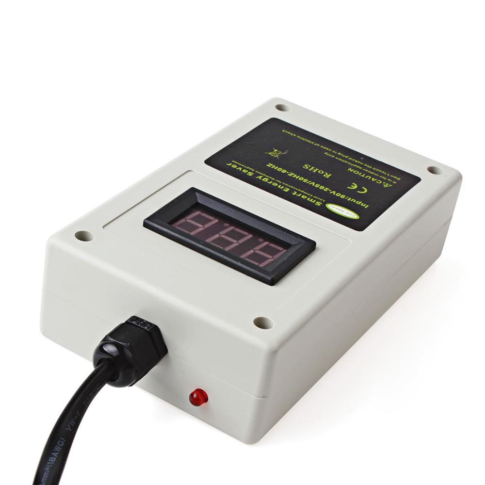 Household Energy Saving Appliances Intelligent Power Saver Box Smart LED Electricity Saving Device Power Saver Tool White