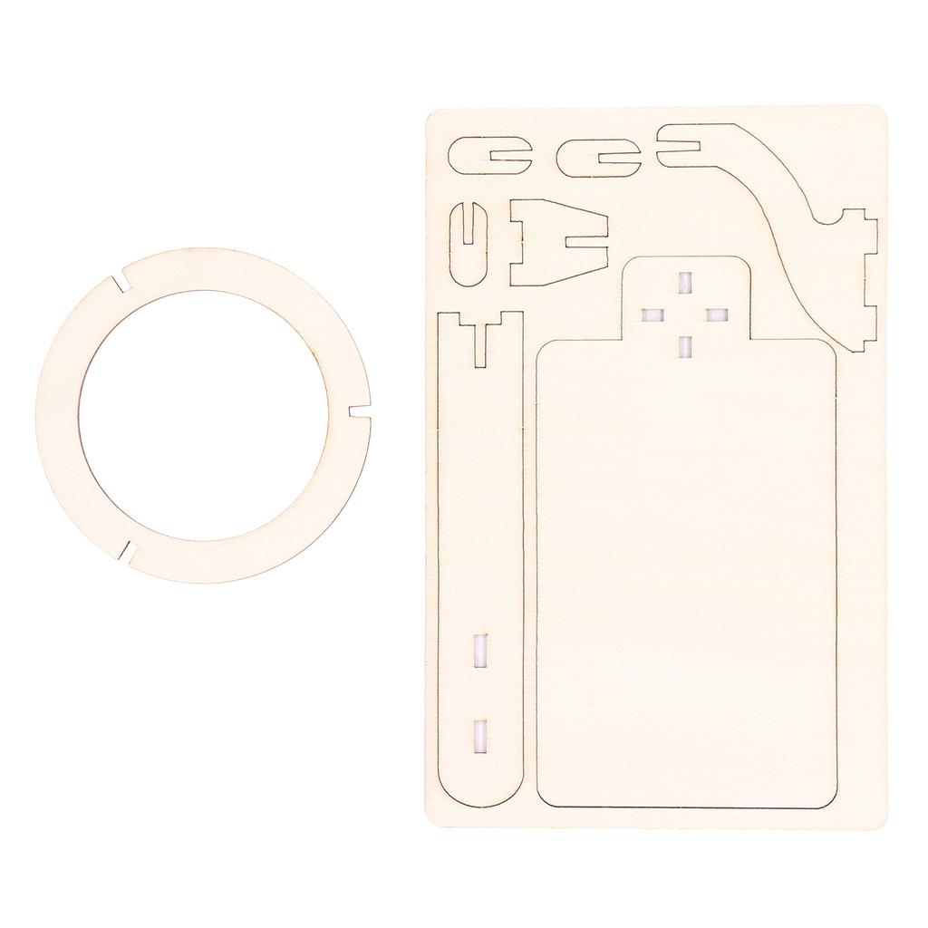 Wooden Magnifying Glass Scientific Education DIY STEM Assembly Toy Science Experiment for 6+ Years Old Children