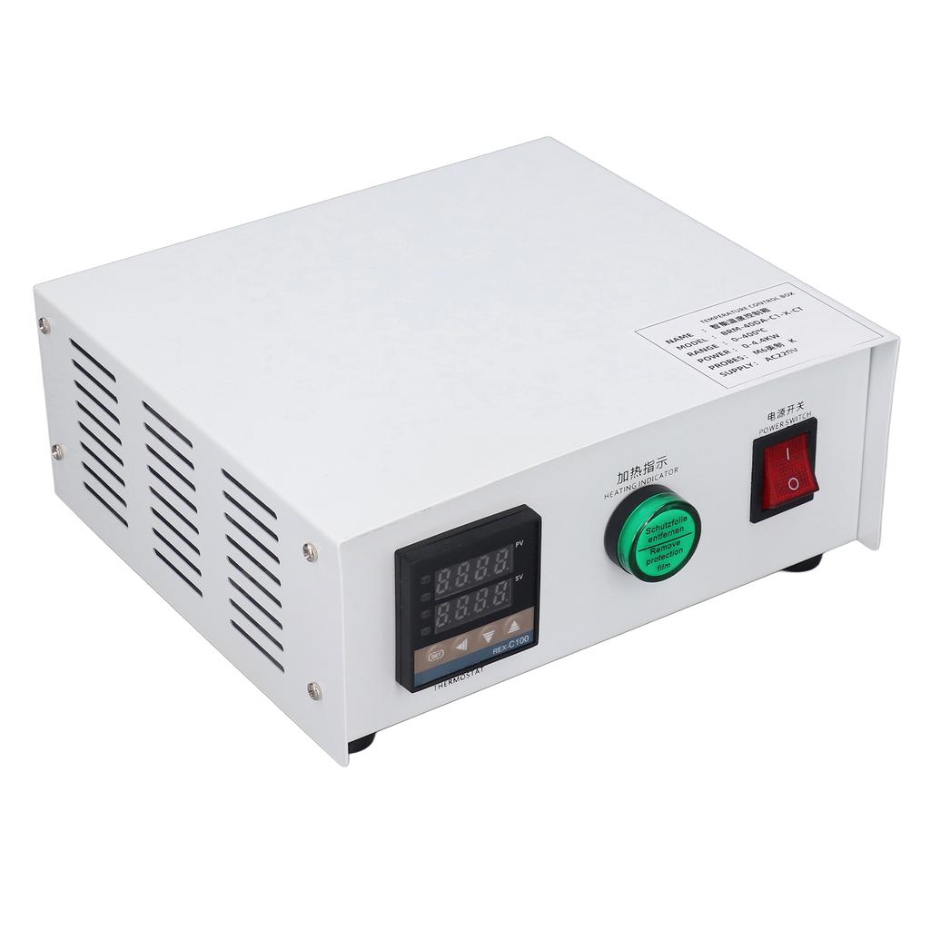 PID Temperature Controller Self Tuning Control Box 0.400 celsius M6 BRM40 1XCT AC220V(1meter )