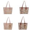Pu Large Tote Bag For Women With Zipper Closure And Inner Pockets For Daily Use