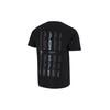 T Shirts Men's Black Crew Neck Moderate Straight Fit HM2978