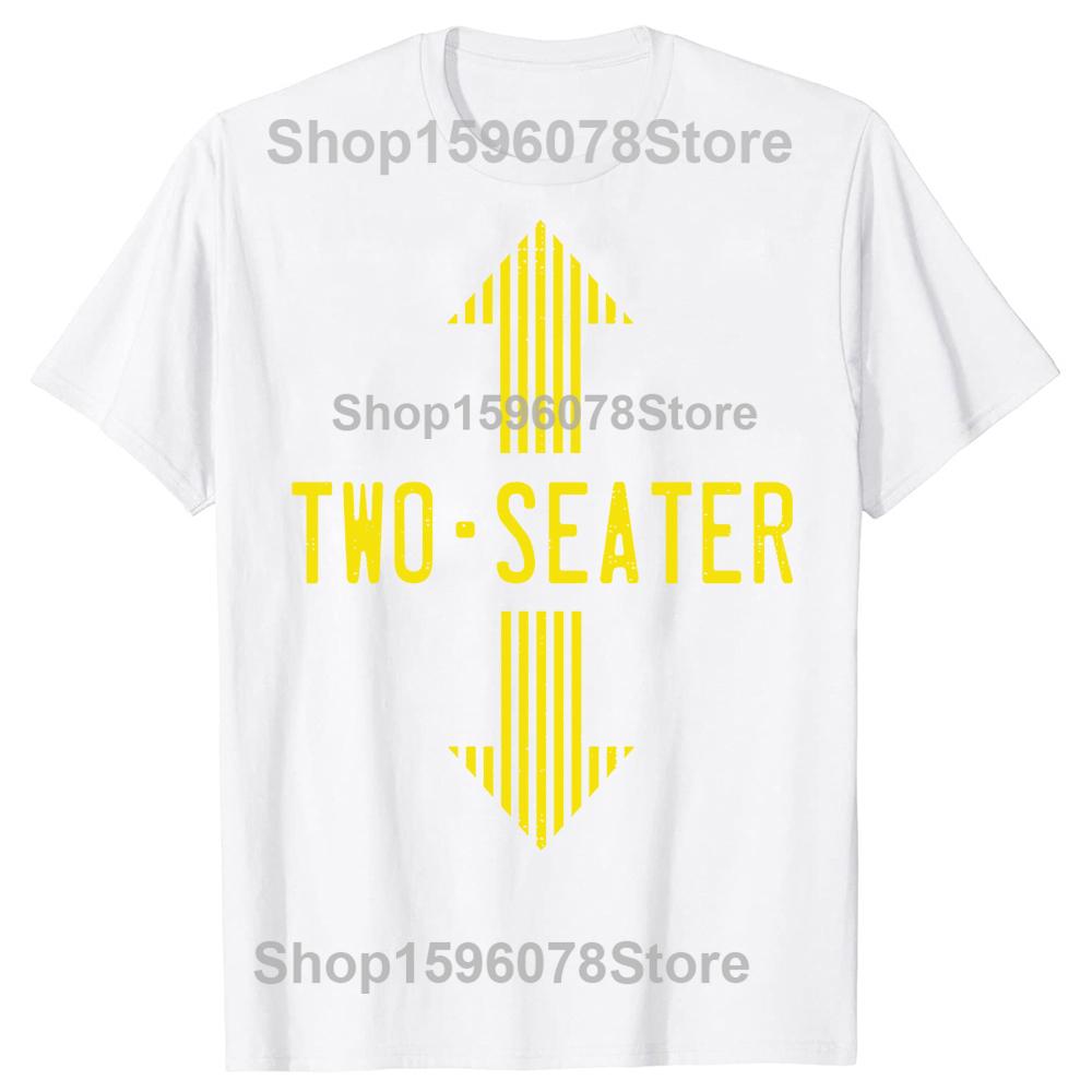 

Two Seater Funny Adult Humor Dad Joke TShirt Summer Men Fashion T Shirts Cotton Short Sleeve Oversized Loose Tshirt Tops S